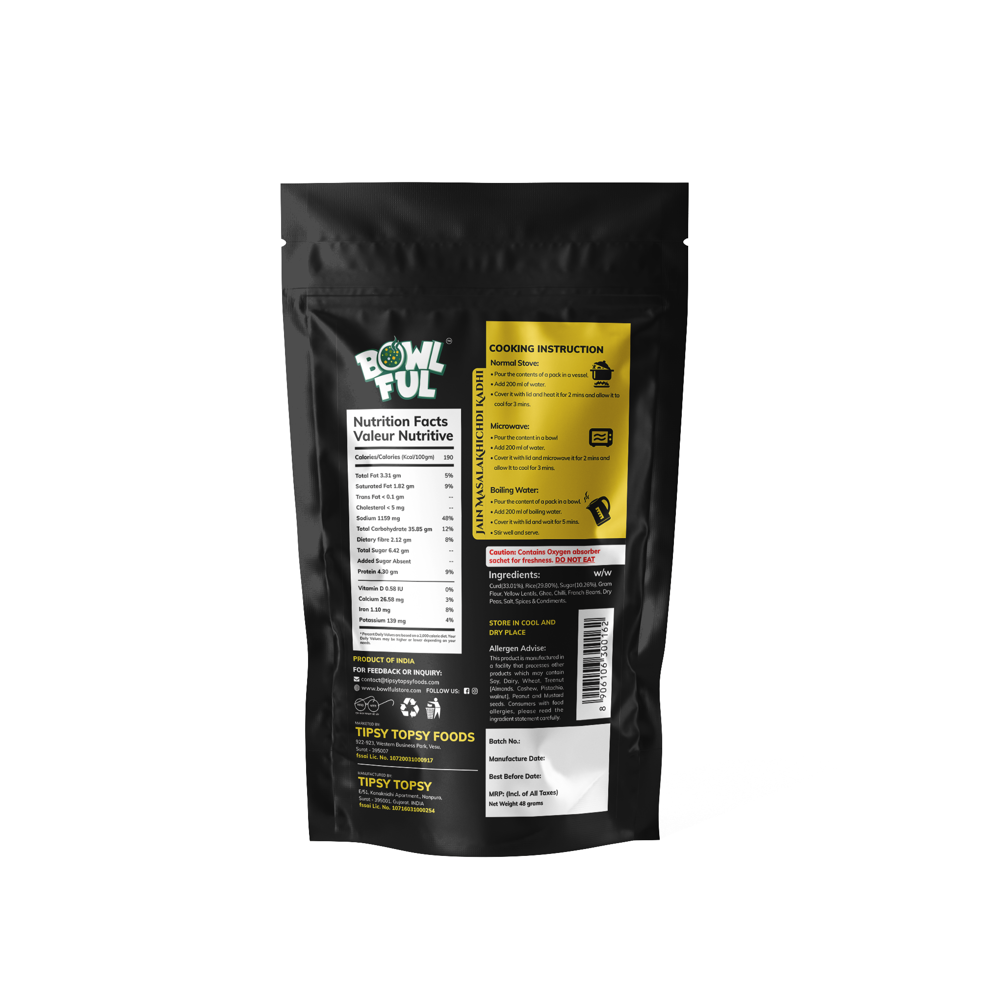 Masala Khichadi Kadhi Jain Pack Of 4