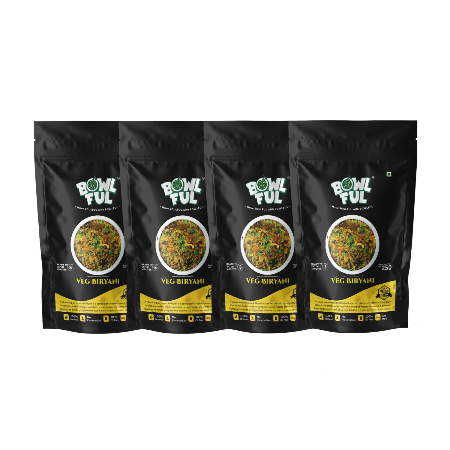 Veg Biryani Pack Of 4