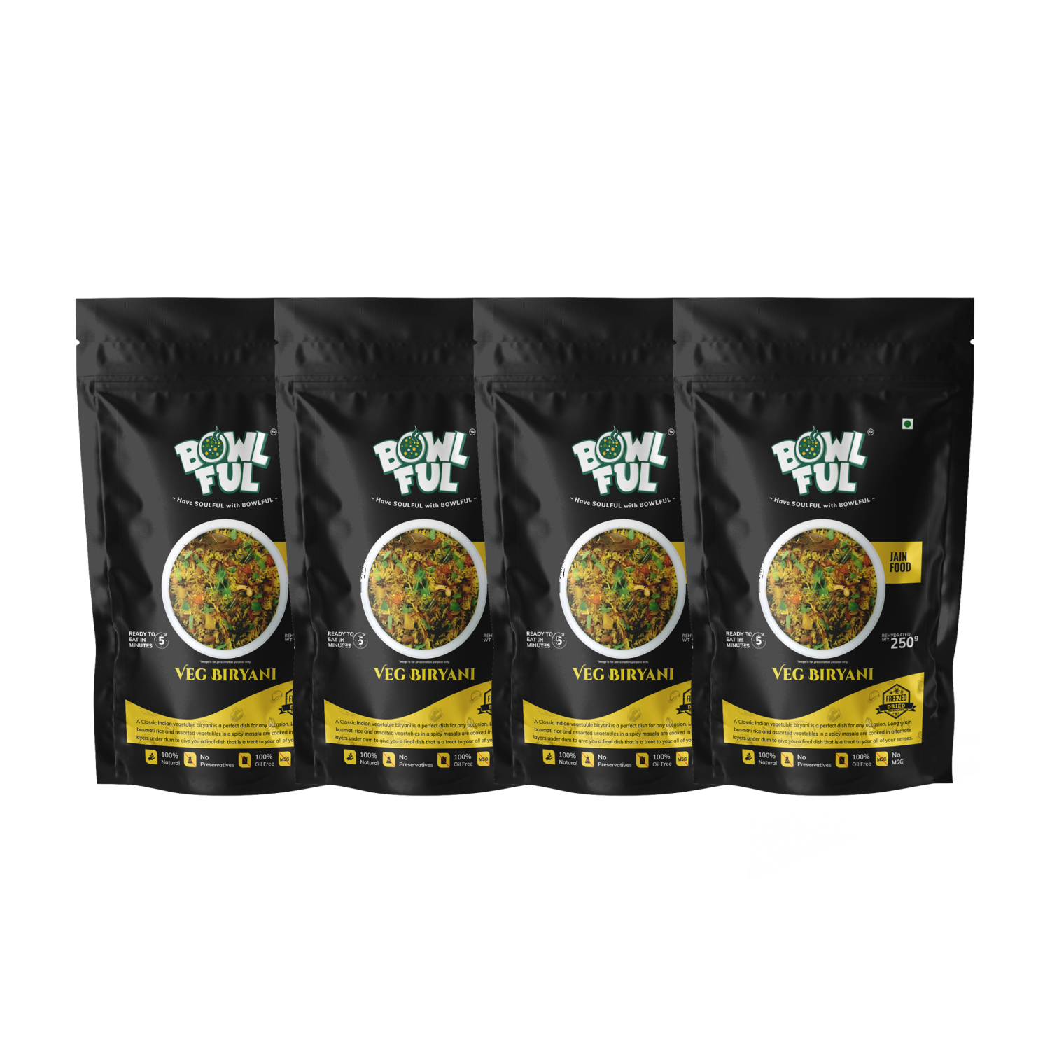 Veg Biryani Jain Pack Of 4