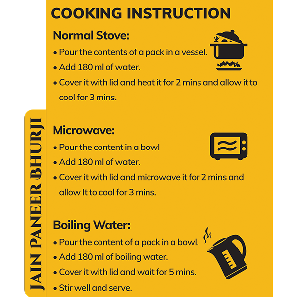 Paneer Bhurji Jain Pack Of 4