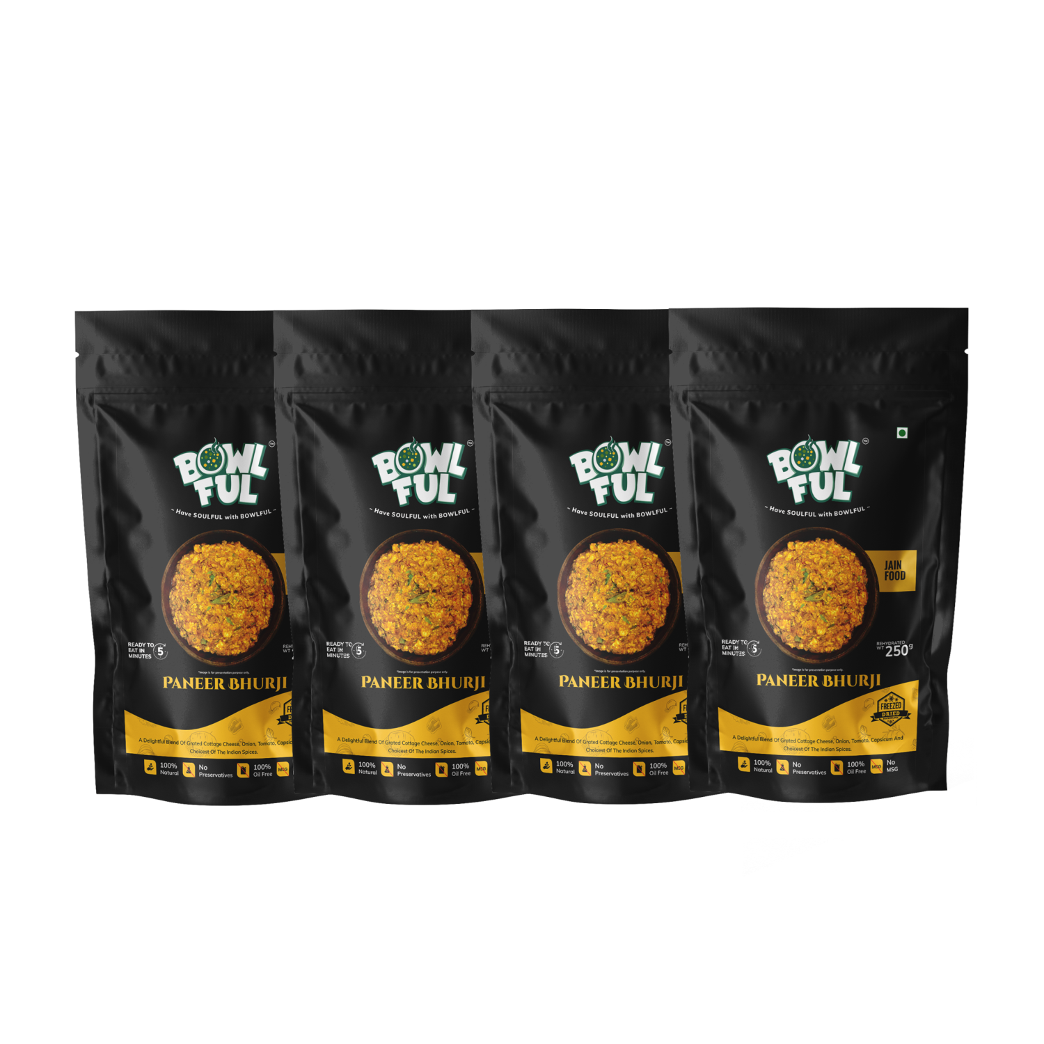 Paneer Bhurji Jain Pack Of 4