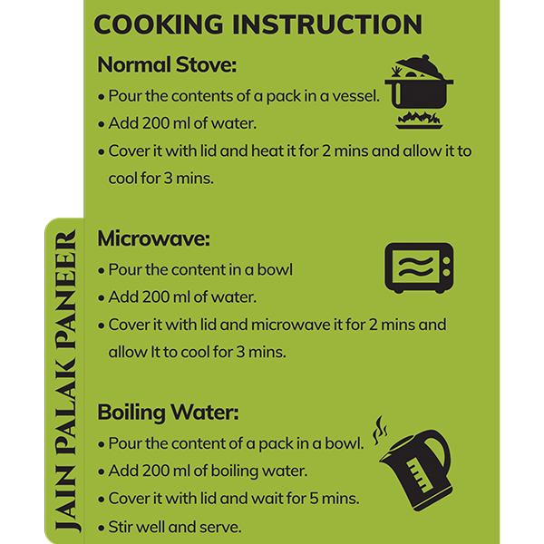 Palak Paneer Jain Pack Of 4