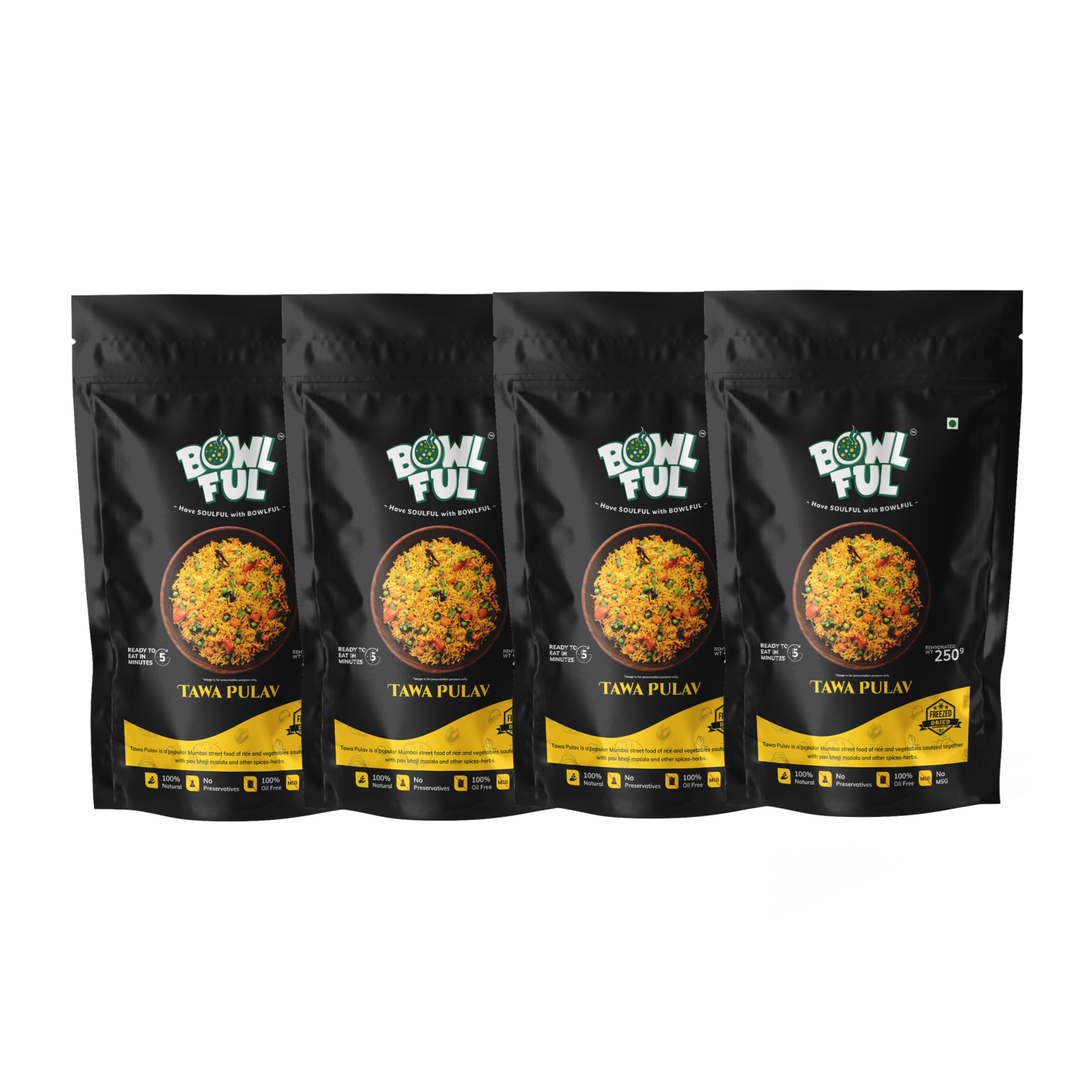 Tawa Pulav Pack Of 4