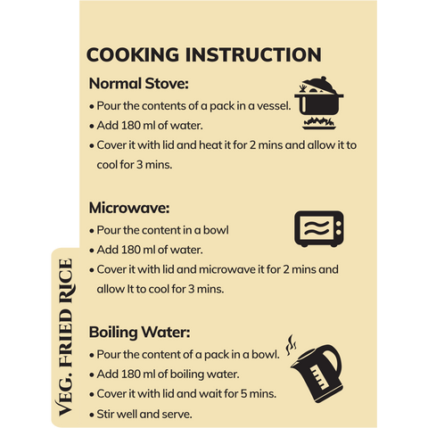 Ready to Eat Veg Fried Rice – Instant Indo-Chinese Meal | Bowlful Ready to Eat Veg Fried Rice – Instant Indo-Chinese Meal | Bowlful