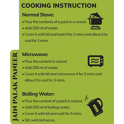 Palak Paneer Jain Pack Of 4