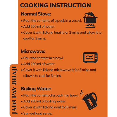 Pav Bhaji Jain Pack Of 4