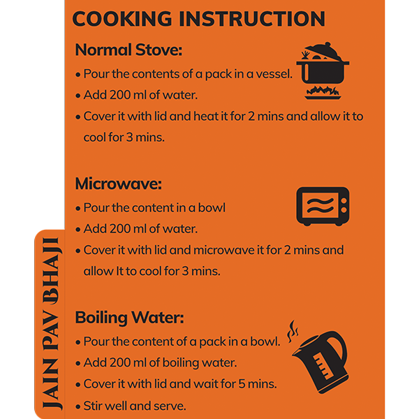 Pav Bhaji Jain Pack Of 4