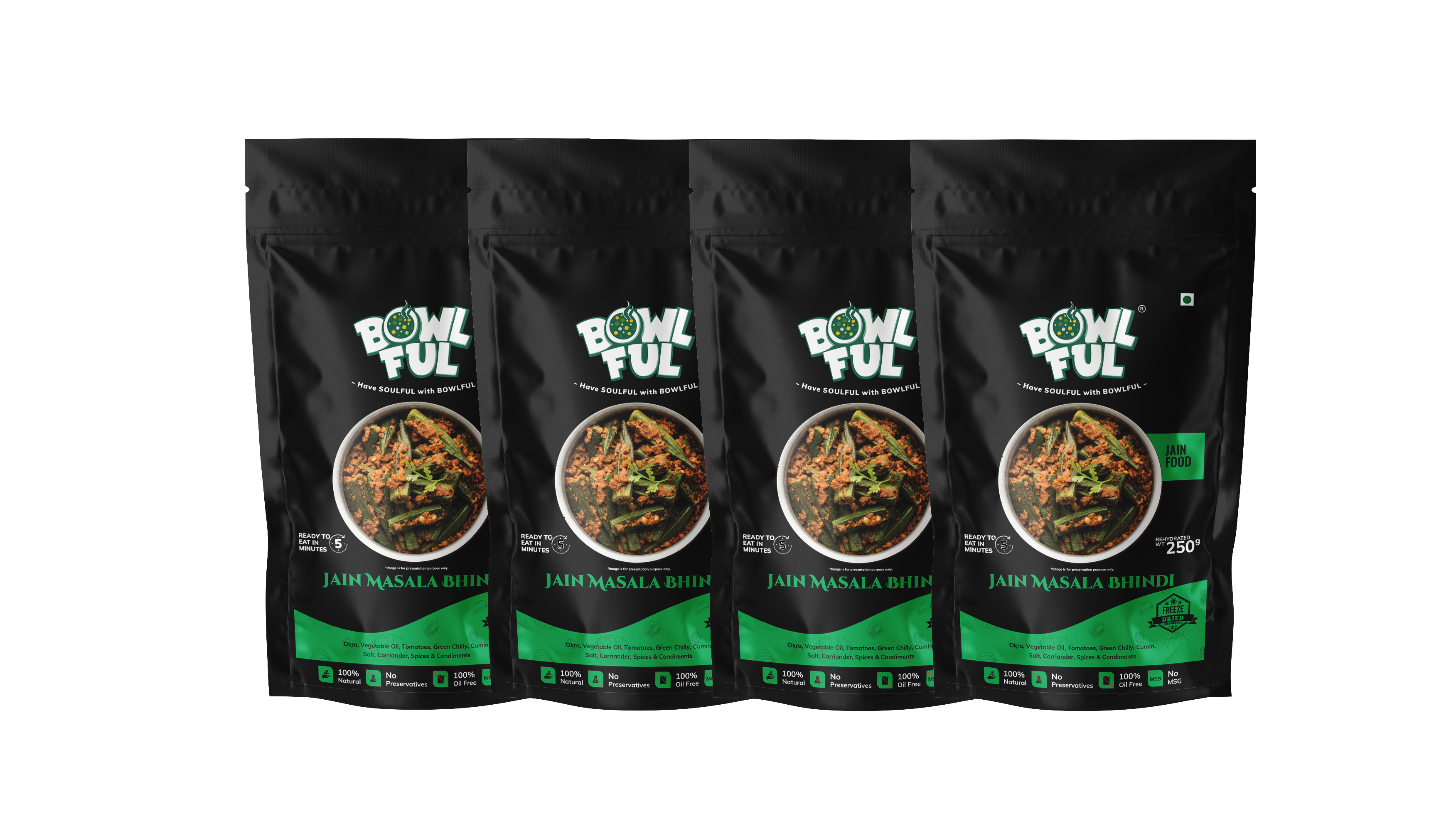 Jain Masala Bhindi Pack Of 4