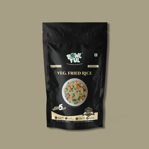 Ready to Eat Veg Fried Rice – Instant Indo-Chinese Meal | Bowlful